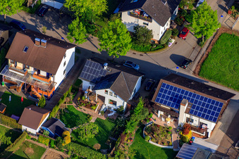 Luftbild von Stutenpferchstr im Ortsteil Stupferich in Karlsruhe im Bundesland Baden-Württemberg, Deutschland