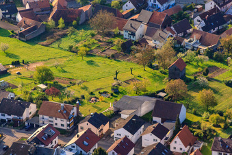 Enzianstr im Ortsteil Stupferich in Karlsruhe im Bundesland Baden-Württemberg, Deutschland
