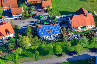 Gerberastr im Ortsteil Stupferich in Karlsruhe im Bundesland Baden-Württemberg, Deutschland von oben