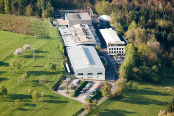 Luftbild von Rosswag Engineering von Norden im Ortsteil Kleinsteinbach in Pfinztal im Bundesland Baden-Württemberg, Deutschland