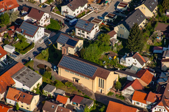 St. Pius X im Ortsteil Söllingen in Pfinztal im Bundesland Baden-Württemberg, Deutschland