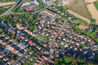 Max-Bermann-Straße in Wörth am Rhein im Bundesland Rheinland-Pfalz, Deutschland