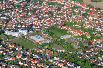 Rheinhalle, Tullahalle im Ortsteil Maximiliansau in Wörth am Rhein im Bundesland Rheinland-Pfalz, Deutschland
