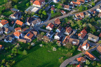 Brunnenstr im Ortsteil Völkersbach in Malsch im Bundesland Baden-Württemberg, Deutschland