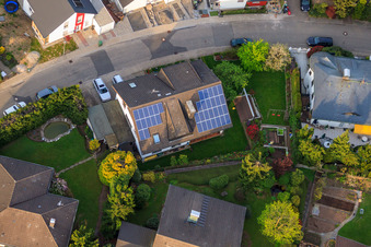 Drohnenaufname von Schauinslandstr im Ortsteil Völkersbach in Malsch im Bundesland Baden-Württemberg, Deutschland