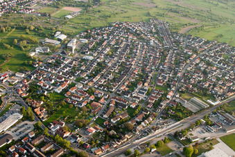 Malsch im Bundesland Baden-Württemberg, Deutschland von einer Drohne aus