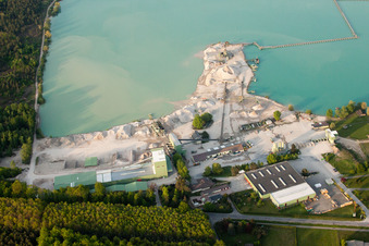 Neumalsch, Glasur Kieswerke in Malsch im Bundesland Baden-Württemberg, Deutschland