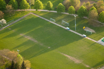 Sportplatz in Durmersheim im Bundesland Baden-Württemberg, Deutschland