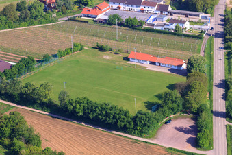 Sportplatz des SV Impflingen im Bundesland Rheinland-Pfalz, Deutschland