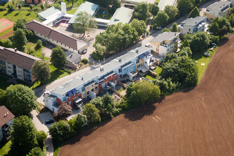 Wollmesheimer Höhe in Landau in der Pfalz im Bundesland Rheinland-Pfalz, Deutschland von oben