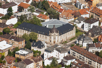 Marienring mit Landgericht Landau in der Pfalz und Staatsanwaltschaft Landau in der Pfalz im Bundesland Rheinland-Pfalz, Deutschland