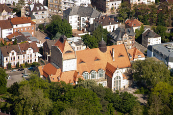 Jugendstil-Festhalle in Landau in der Pfalz im Bundesland Rheinland-Pfalz, Deutschland