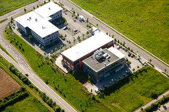 Ortsteil Queichheim in Landau in der Pfalz im Bundesland Rheinland-Pfalz, Deutschland von oben gesehen