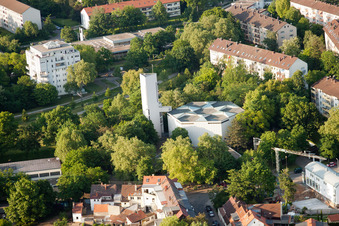 St. Johannes Kirche im Ortsteil Durlach in Karlsruhe im Bundesland Baden-Württemberg, Deutschland