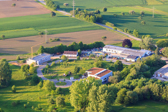Gewerbegebiet Windelbachstr im Ortsteil Stupferich in Karlsruhe im Bundesland Baden-Württemberg, Deutschland