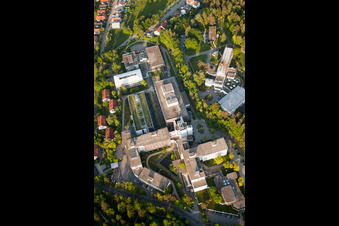 Langensteinbach, SRH Klinikum in Karlsbad im Bundesland Baden-Württemberg, Deutschland von oben