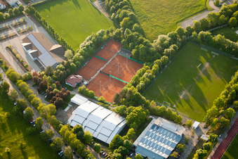 Luftaufnahme von Reichenbach, Tennisclub Waldbronn e. V im Ortsteil Busenbach im Bundesland Baden-Württemberg, Deutschland