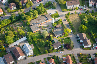 Christusgemeinde von Nordosten in Wiesloch im Bundesland Baden-Württemberg, Deutschland