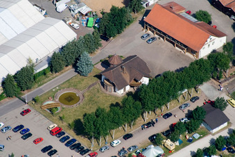 Luftbild von Adamshof in Kandel im Bundesland Rheinland-Pfalz, Deutschland