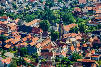 Zentrum in Rheinzabern im Bundesland Rheinland-Pfalz, Deutschland