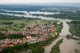 Munchhausen im Bundesland Bas-Rhin, Frankreich vom Flugzeug aus