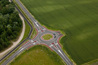Auenheim, nächste Ausfahrt "Acker" in Rountzenheim im Bundesland Bas-Rhin, Frankreich