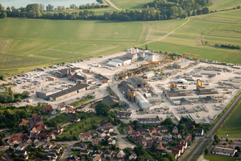 Luftbild von Kilstett im Bundesland Bas-Rhin, Frankreich