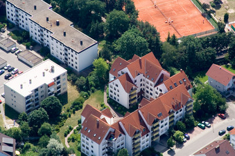 Luftbild von Blumenring in Jockgrim im Bundesland Rheinland-Pfalz, Deutschland