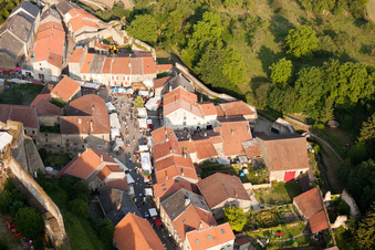 Rodemack im Bundesland Moselle, Frankreich von oben