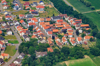 St. Georgstr im Ortsteil Hardtwald in Neupotz im Bundesland Rheinland-Pfalz, Deutschland