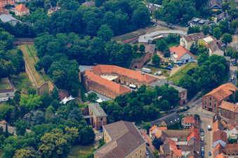Beckers Ravelin in Germersheim im Bundesland Rheinland-Pfalz, Deutschland