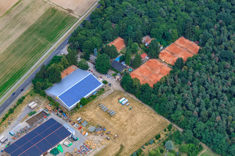 Tenniscenter Waldhaus eV in Altlußheim im Bundesland Baden-Württemberg, Deutschland