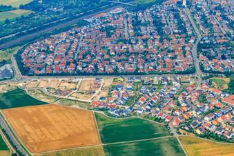 Südring in Hockenheim im Bundesland Baden-Württemberg, Deutschland