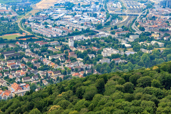Alte Stadtgärtnerei von Südosten in Heidelberg im Bundesland Baden-Württemberg, Deutschland