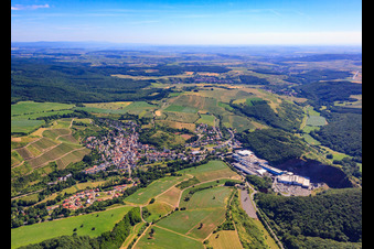 Ortsansicht von Südwesten in Bockenau im Bundesland Rheinland-Pfalz, Deutschland