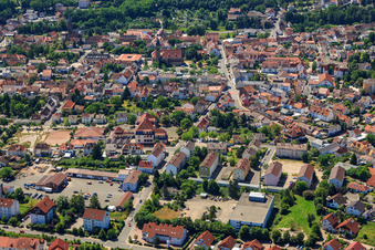 Luftbild von Pestalozzistr in Eisenberg im Bundesland Rheinland-Pfalz, Deutschland