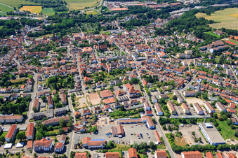 Innenstadt von Norden in Eisenberg im Bundesland Rheinland-Pfalz, Deutschland