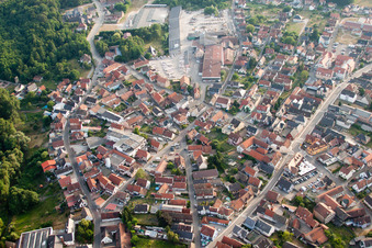 Luftbild von Soufflenheim im Bundesland Bas-Rhin, Frankreich