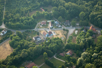 Luftaufnahme von Leutenheim-Koenigsbruck im Bundesland Bas-Rhin, Frankreich
