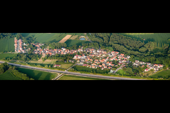 Panorama in Kesseldorf im Bundesland Bas-Rhin, Frankreich