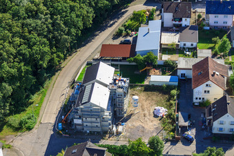 Waldstraße , Neubau der sozial-therapeutischen Kette Südpfalz in Kandel im Bundesland Rheinland-Pfalz, Deutschland