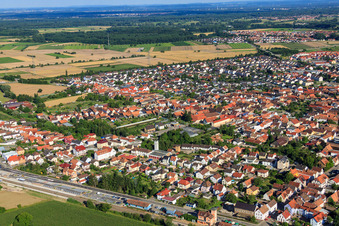 Gartenstr in Rülzheim im Bundesland Rheinland-Pfalz, Deutschland