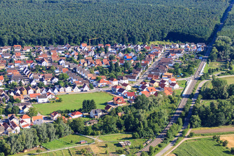Rülzheim, Westendstr im Bundesland Rheinland-Pfalz, Deutschland