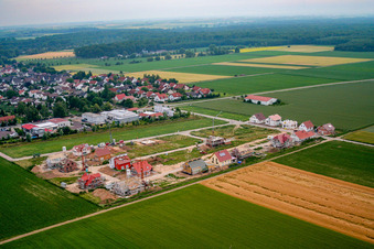 Neubaugebiet Brotäcker in Steinweiler im Bundesland Rheinland-Pfalz, Deutschland