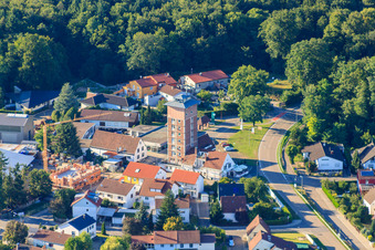 Ludovici-Hochhaus , Bruchstraße Maximilianstr in Jockgrim im Bundesland Rheinland-Pfalz, Deutschland