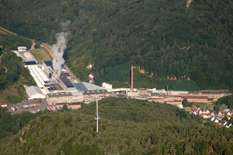 Kartonfabrik Buchmann GmbH im Ortsteil Sarnstall in Annweiler am Trifels im Bundesland Rheinland-Pfalz, Deutschland