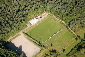 Sportplatz SV im Ortsteil Gossersweiler in Gossersweiler-Stein im Bundesland Rheinland-Pfalz, Deutschland