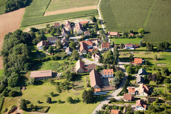 Luftbild von Wissembourg-Geisberg im Bundesland Bas-Rhin, Frankreich