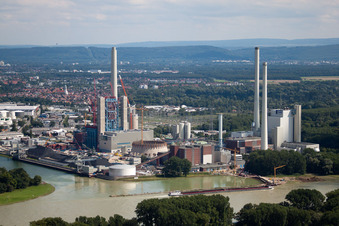 ENBW Neubau im Ortsteil Daxlanden in Karlsruhe im Bundesland Baden-Württemberg, Deutschland