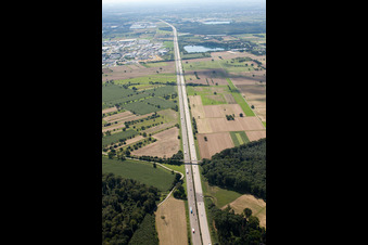 A5 nach S in Malsch im Bundesland Baden-Württemberg, Deutschland